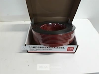 1 x luidspreker kabel rood/zwart 2x0,75mm 100m - afbeelding 1 van  3