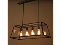 1 x luster staal en glas - afbeelding 1 van  3