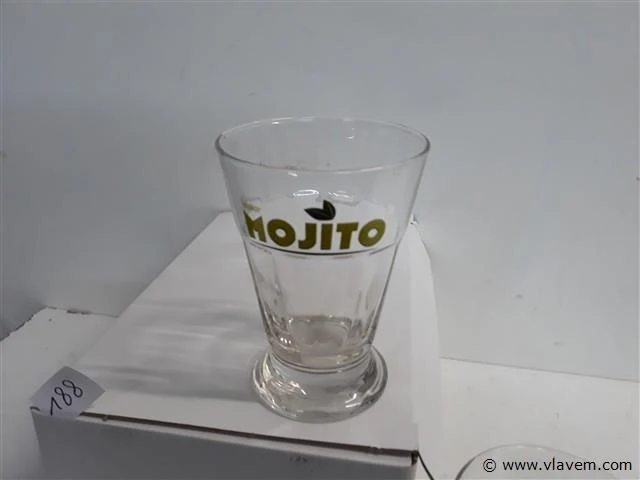 1 x mojito glazen 6 stuks - afbeelding 2 van  2