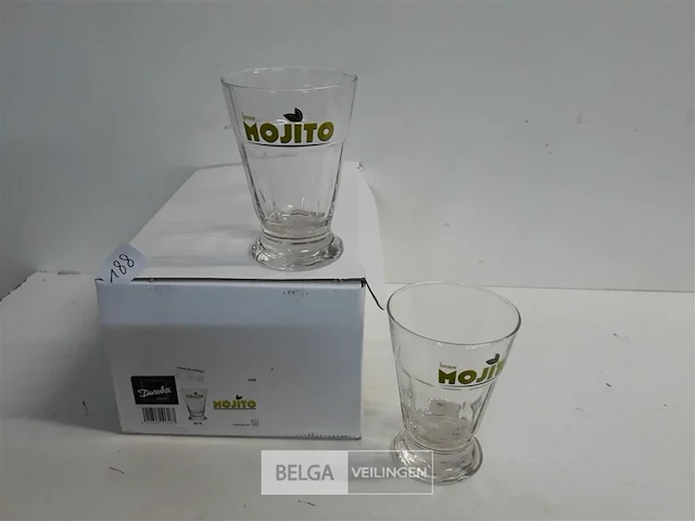 1 x mojito glazen 6 stuks - afbeelding 2 van  3