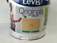 1 x muur en plafond verf mat klei bruin levis 2,5l - afbeelding 3 van  3
