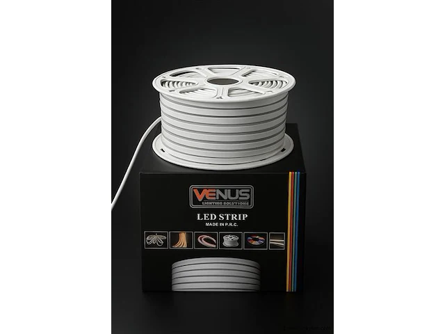 1 x neon led strip 50m – 8w/m – groen – ip65 waterdicht – gebruik binnen/buiten - afbeelding 2 van  5