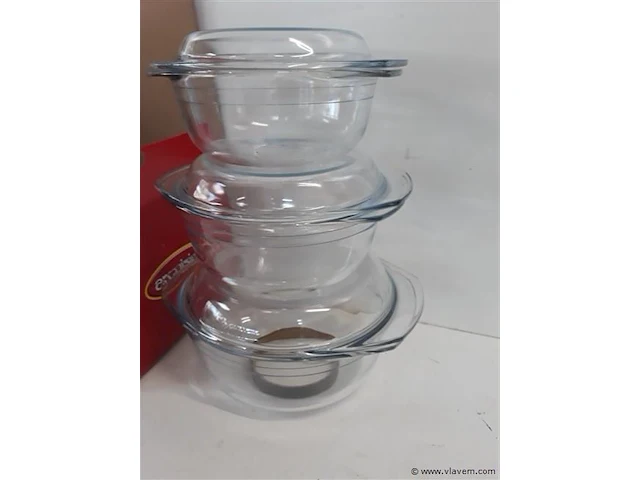 1 x ovenschotel rond 3 stuks arcuisine - afbeelding 2 van  2