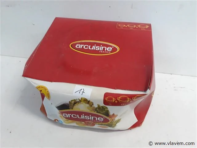 1 x ovenschotel rond 3 stuks arcuisine - afbeelding 1 van  2