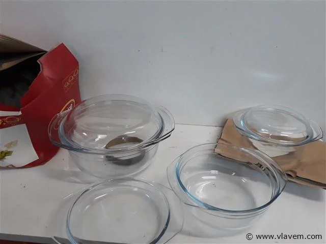 1 x ovenschotel rond 3 stuks arcuisine - afbeelding 2 van  2
