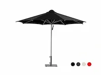 1 x parasol 3,5m rood met hoes - granieten voet 60kg - afbeelding 8 van  15