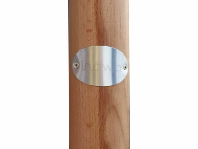 1 x parasol 3m hout - medium grijs - granieten voet 60kg - afbeelding 17 van  17