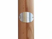 1 x parasol 3m hout - medium grijs - granieten voet 60kg - afbeelding 17 van  17