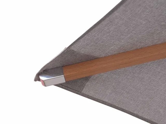 1 x parasol 3m hout - zand - granieten voet 60kg - afbeelding 8 van  21
