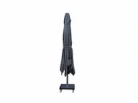 1 x parasol 4m alu - crème - granieten voet 90kg - afbeelding 12 van  16