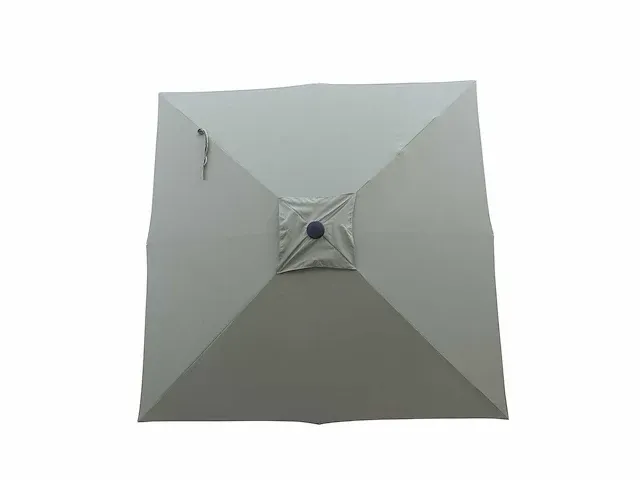 1 x parasol 4m alu - crème - granieten voet 90kg - afbeelding 13 van  16