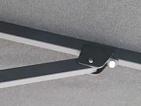 1 x parasol 4m alu - crème - granieten voet 90kg - afbeelding 15 van  16