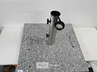 1 x parasolvoet graniet 40 kg 50x50x6 cm - afbeelding 3 van  3