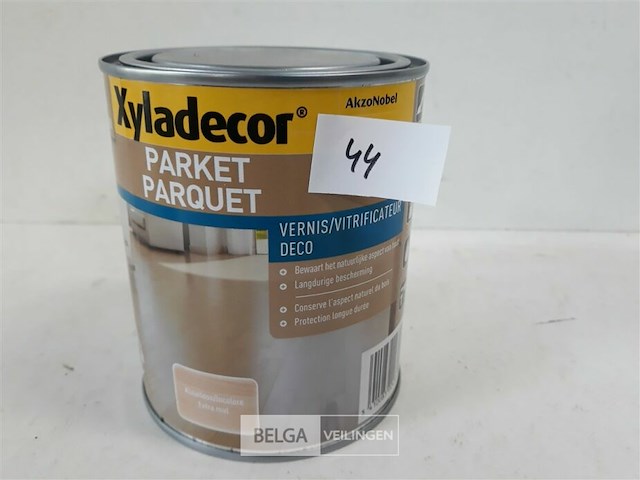 1 x parketvernis 750 ml kleurloos extra mat - afbeelding 1 van  3