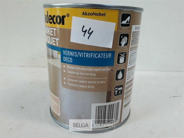 1 x parketvernis 750 ml kleurloos extra mat - afbeelding 3 van  3