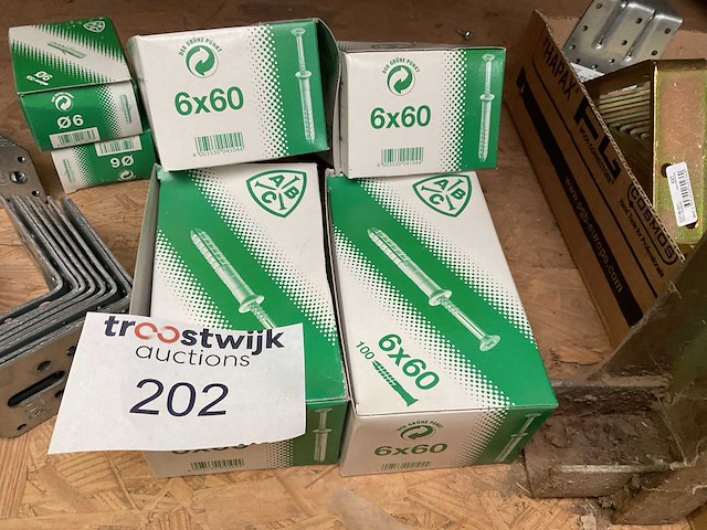 1 x partij balkdragers; nagelpluggen - afbeelding 5 van  12