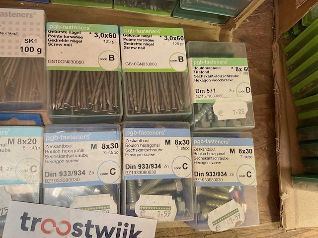 1 x partij bevestigingsmaterialen - afbeelding 3 van  8