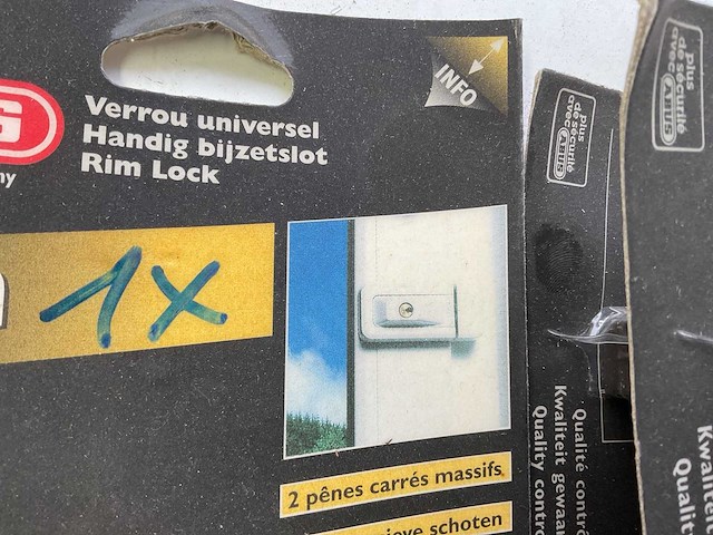 1 x partij bijzetsloten; raambeveiligers; veiligheidsrozetten - afbeelding 3 van  9