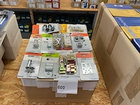 1 x partij deurspion; rolluiklint geleider; schaphaken; spiegelhouder; stelbouten - afbeelding 1 van  8