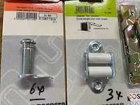 1 x partij deurspion; rolluiklint geleider; schaphaken; spiegelhouder; stelbouten - afbeelding 2 van  8