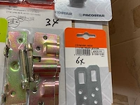 1 x partij deurspion; rolluiklint geleider; schaphaken; spiegelhouder; stelbouten - afbeelding 3 van  8