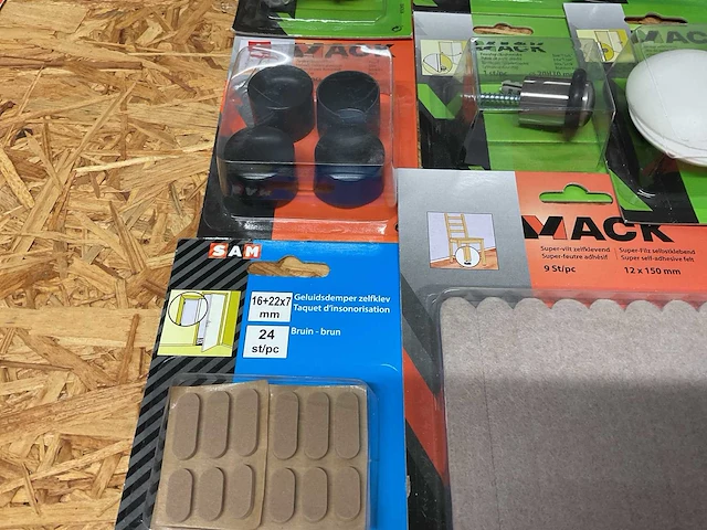 1 x partij deurstoppen; viltgeleiders; glij stoeldoppen - afbeelding 4 van  10