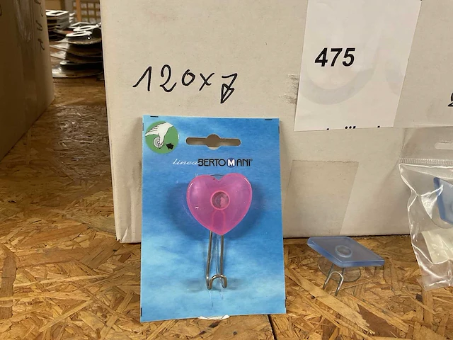 1 x partij haakjes met zuignap - afbeelding 2 van  5