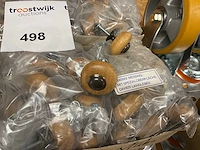 1 x partij houten rustieke deurknopjes - afbeelding 2 van  3