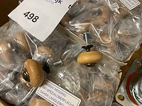 1 x partij houten rustieke deurknopjes - afbeelding 3 van  3