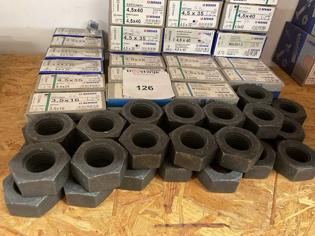 1 x partij inox spaanplaatschroeven; moeren - afbeelding 2 van  6