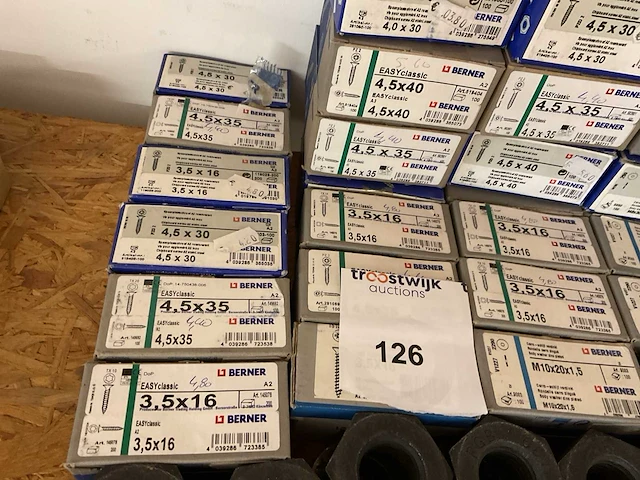 1 x partij inox spaanplaatschroeven; moeren - afbeelding 3 van  6