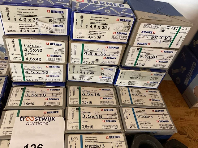 1 x partij inox spaanplaatschroeven; moeren - afbeelding 5 van  6