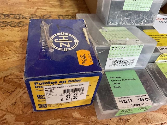 1 x partij nagels; bandijzer - afbeelding 2 van  9