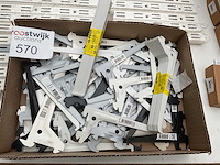 1 x partij plankdragers met geleiders - afbeelding 8 van  9