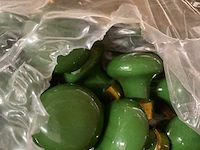 1 x partij porseleinen groene deurknopjes - afbeelding 6 van  6