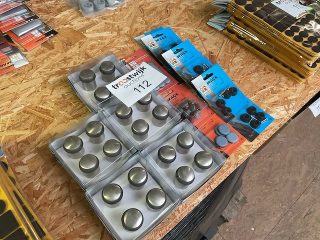 1 x partij stoeldoppen; viltglijders; deurstoppen - afbeelding 2 van  9