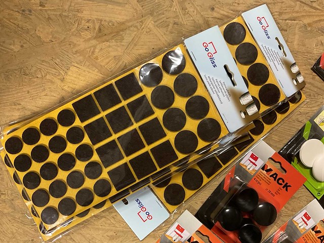 1 x partij stoeldoppen; viltglijders; deurstoppen - afbeelding 2 van  13