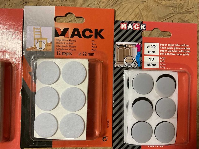 1 x partij stoeldoppen; viltglijders; deurstoppen - afbeelding 4 van  13