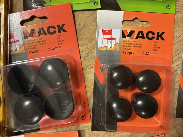 1 x partij stoeldoppen; viltglijders; deurstoppen - afbeelding 9 van  13