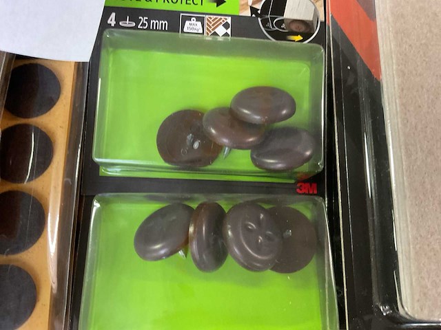 1 x partij stoeldoppen; viltglijders - afbeelding 6 van  9