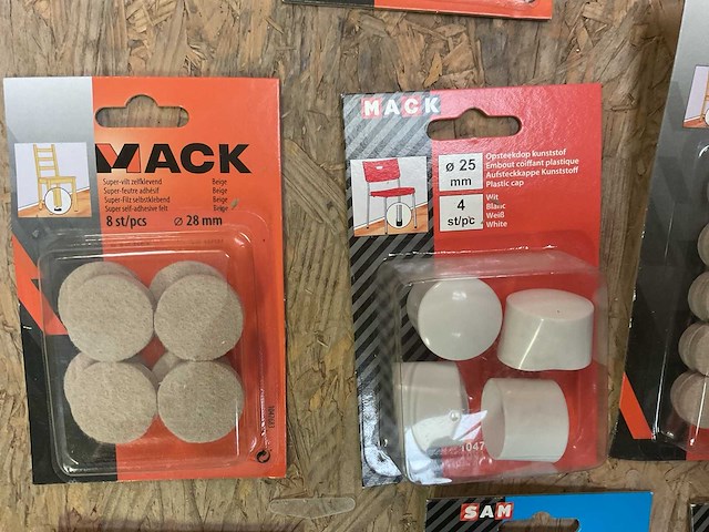 1 x partij stoeldoppen; viltglijders - afbeelding 15 van  16