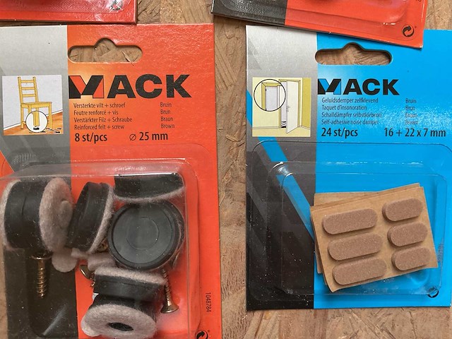 1 x partij stoeldoppen; viltglijders - afbeelding 2 van  17