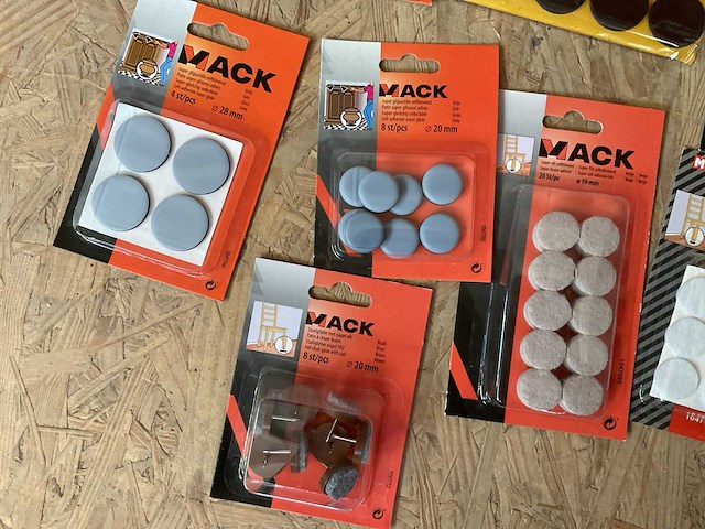 1 x partij stoeldoppen; viltjes - afbeelding 3 van  8