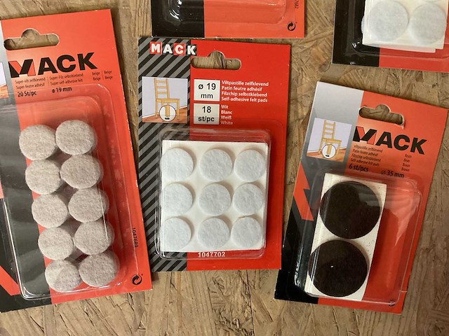 1 x partij stoeldoppen; viltjes - afbeelding 4 van  8