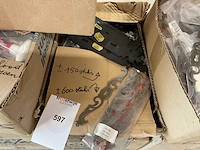1 x partij zelfklevende haakjes; deurknoppen; deurplaten - afbeelding 3 van  9