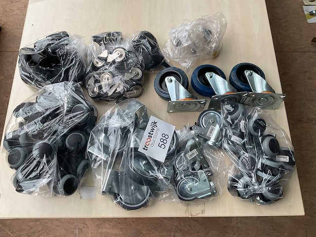 1 x partij zwenkwielen - afbeelding 1 van  19