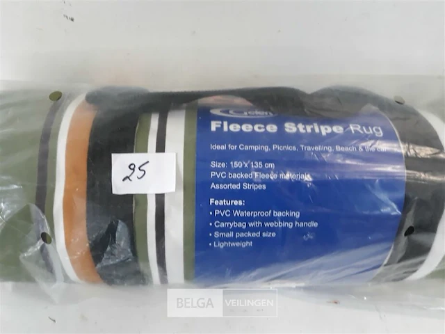 1 x pick-nick deken fleece gelert - afbeelding 3 van  3