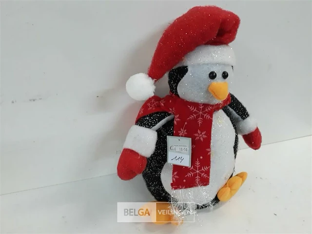 1 x pinguin met geluid 30 cm - afbeelding 3 van  3