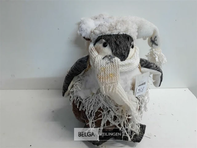 1 x pinguin met rugzak 26 cm - afbeelding 2 van  3