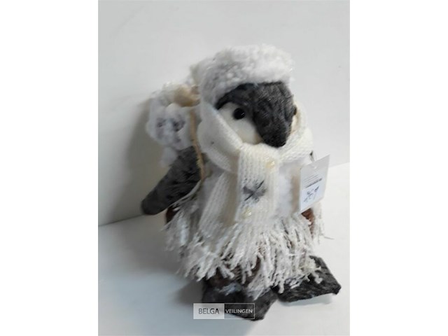 1 x pinguin met rugzak 26 cm - afbeelding 3 van  3